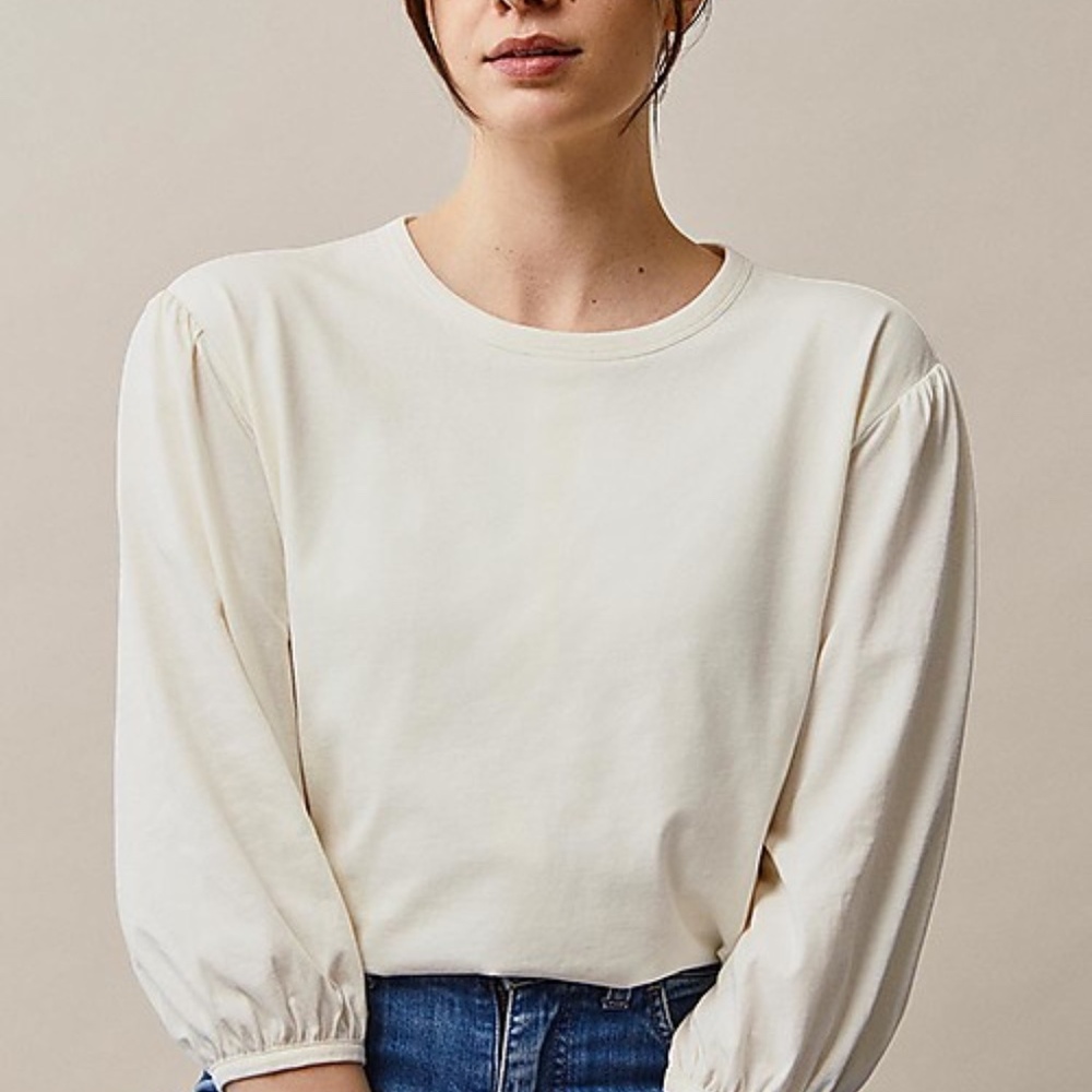 Women's Brown Maternity/Nursing Top Long Sleeve Medium Boob Design